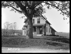 Wachusett Reservoir, Anna Tucker's buildings, on the westerly side of road running between Boylston Centre and Clinton, from the east, Boylston, Mass., Oct. 28, 1898