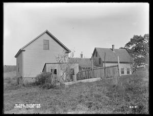 Wachusett Reservoir, Anna Tucker's buildings, on the westerly side of road running between Boylston Centre and Clinton, from the west, Boylston, Mass., Oct. 28, 1898