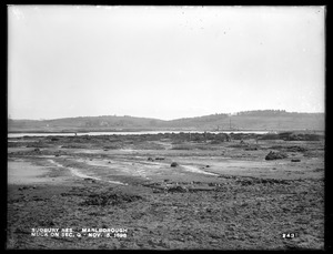 Sudbury Reservoir, Section Q, showing muck, from the west, Marlborough, Mass., Nov. 15, 1898