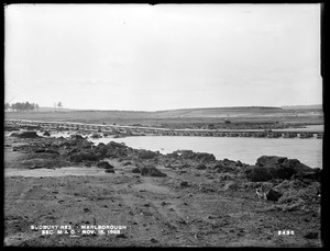 Sudbury Reservoir, Sections M and O, near the northwest corner of Section N, from the east, Marlborough, Mass., Nov. 15, 1898