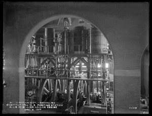 Distribution Department, Chestnut Hill High Service Pumping Station, Allis 30-million gallon engine, Brighton, Mass., Dec. 3, 1898