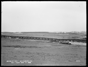 Sudbury Reservoir, Sections O and M, from the northeast, Marlborough, Mass., Dec. 10, 1898