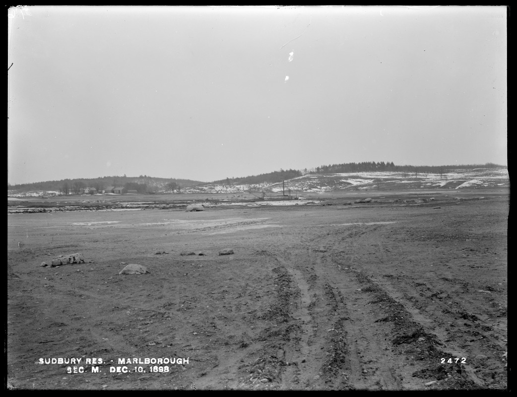 Sudbury Reservoir, Section M, from the west, Marlborough, Mass., Dec ...