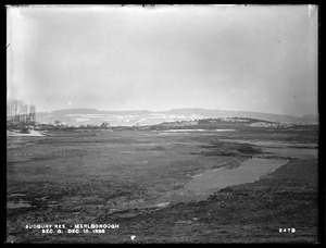Sudbury Reservoir, Section Q, from the southwest, Marlborough, Mass., Dec. 10, 1898