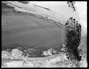 Wachusett Reservoir, North Dike, easterly portion, main cut-off trench, ripple marks and fault in sand, about station 17+50, Clinton, Mass., Dec. 1, 1898