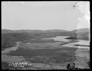 Wachusett Reservoir, southeast from Kiesling's Hill, Clinton, Mass., Nov. 12, 1898