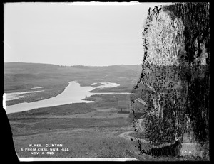 Wachusett Reservoir, south from Kiesling's Hill, Clinton, Mass., Nov. 12, 1898