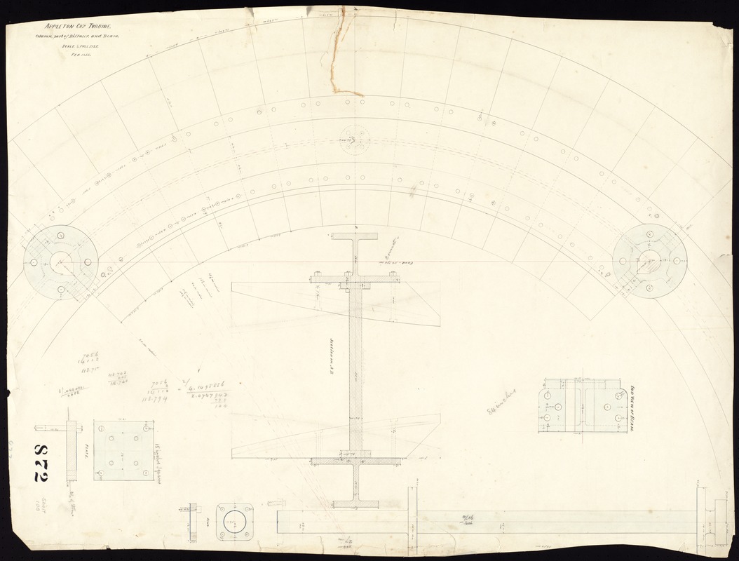 Turbine. Column, diffuser and beam - Digital Commonwealth