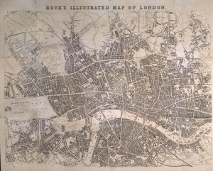 Rock's illustrated map of London