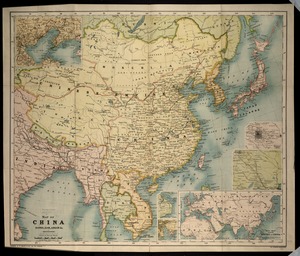 Map of China, Burma, Siam, Annam &c