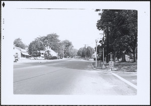 Rte. 138 at Washington St., Canton, looking north