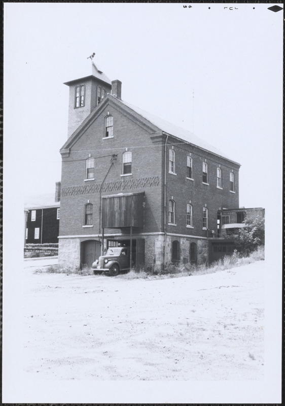 Rear view of Central Fire Station, Canton