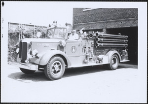Canton Fire Dept. Engine 1 at Central Fire Station, Canton