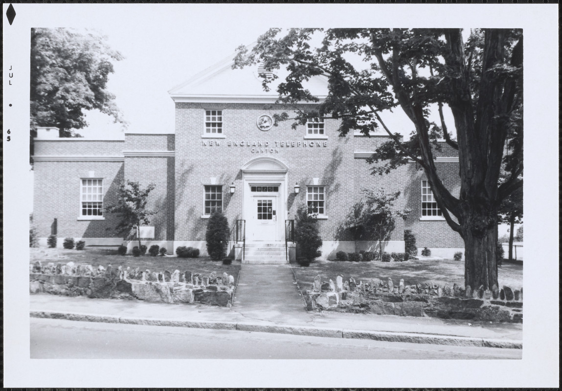 New England Telephone Co. office, Canton