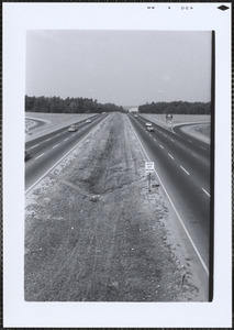 Rte. 128 looking west from Rte. 138 bridge, Canton