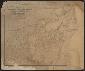 Chart of Chatham Bay and Stage Harbor