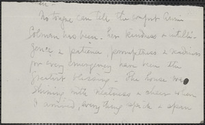 Celia Thaxter incomplete autograph letter signed to [Annie Fields, 1882 January?]