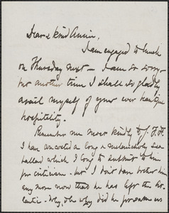 Celia Thaxter autograph letter signed to Annie Fields, Newtonville [Mass.], 20 November 1871