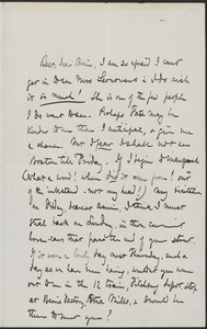 Celia Thaxter autograph letter signed to Annie Fields, Newtonville, [Mass.], 9 February [1873]