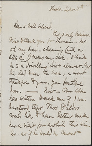 Celia Thaxter autograph letter signed to [Annie Fields], Shoals, [N.H.], 18 September [1873]