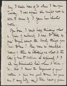 Celia Thaxter incomplete autograph letter to [Annie Fields, Fall? 1874]