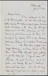 Celia Thaxter autograph letter signed to Annie Fields, Portsmouth, [N.H.], 20 January 1875