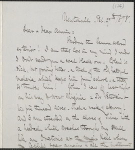 Celia Thaxter autograph letter signed to Annie Fields, Newtonville, [Mass.], 29 February 1878