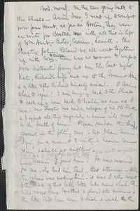 Celia Thaxter incomplete autograph letter signed to Annie Fields, going back to the Shoals, [September 1879]