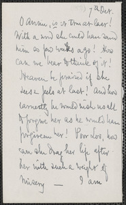Celia Thaxter autograph note signed to Annie Fields, 7 October [1879]