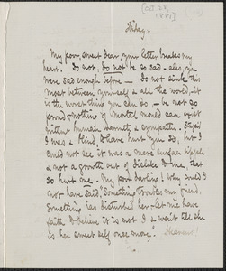Celia Thaxter autograph letter signed to [Annie Fields, 28 October 1881]