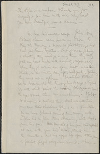Celia Thaxter incomplete autograph letter signed to [Annie Fields, 28 November 1881]