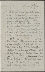 Celia Thaxter autograph letter signed to Annie Fields, Shoals, [N.H.], 27 & 28 June [1882]