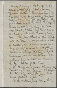 Celia Thaxter autograph letter signed to [Annie Fields, Shoals, N.H., 16] & 17 [July 1882]