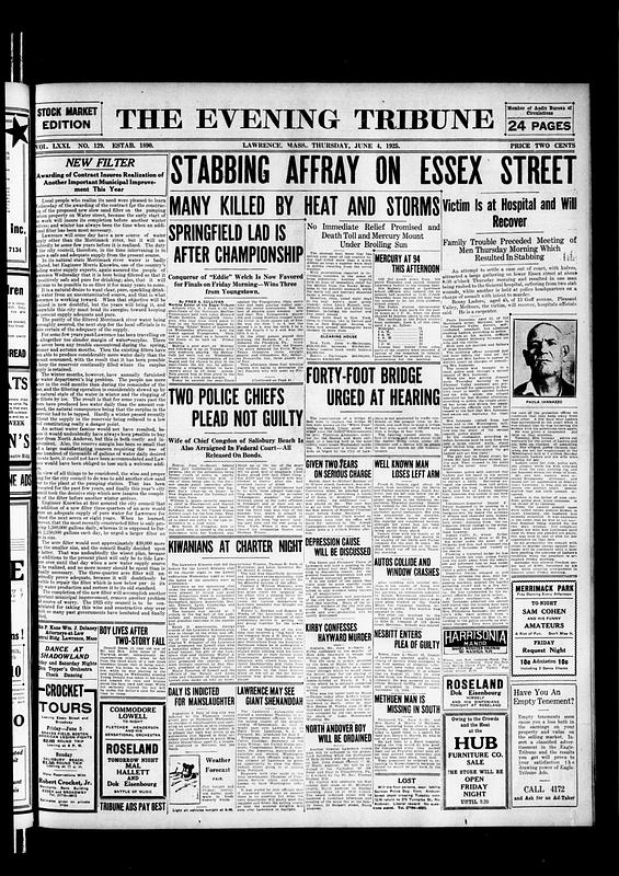 The Evening Tribune. June 04, 1925 - Digital Commonwealth