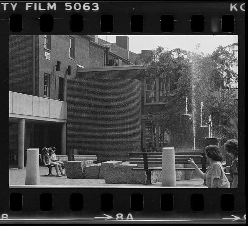 Boy and fountain Inn Street