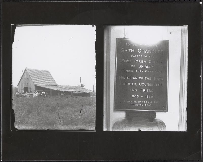 Barn and Seth Chandler plaque