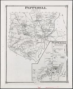 Copy of 1875 Pepperell map, Middlesex County Atlas