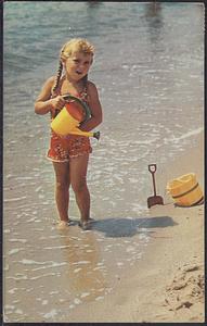 Bathing beauty on Cape Cod, Mass.