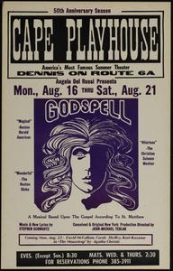 Angelo Del Rossi presents Mon., Aug. 16 thru Sat., Aug. 21 Godspell