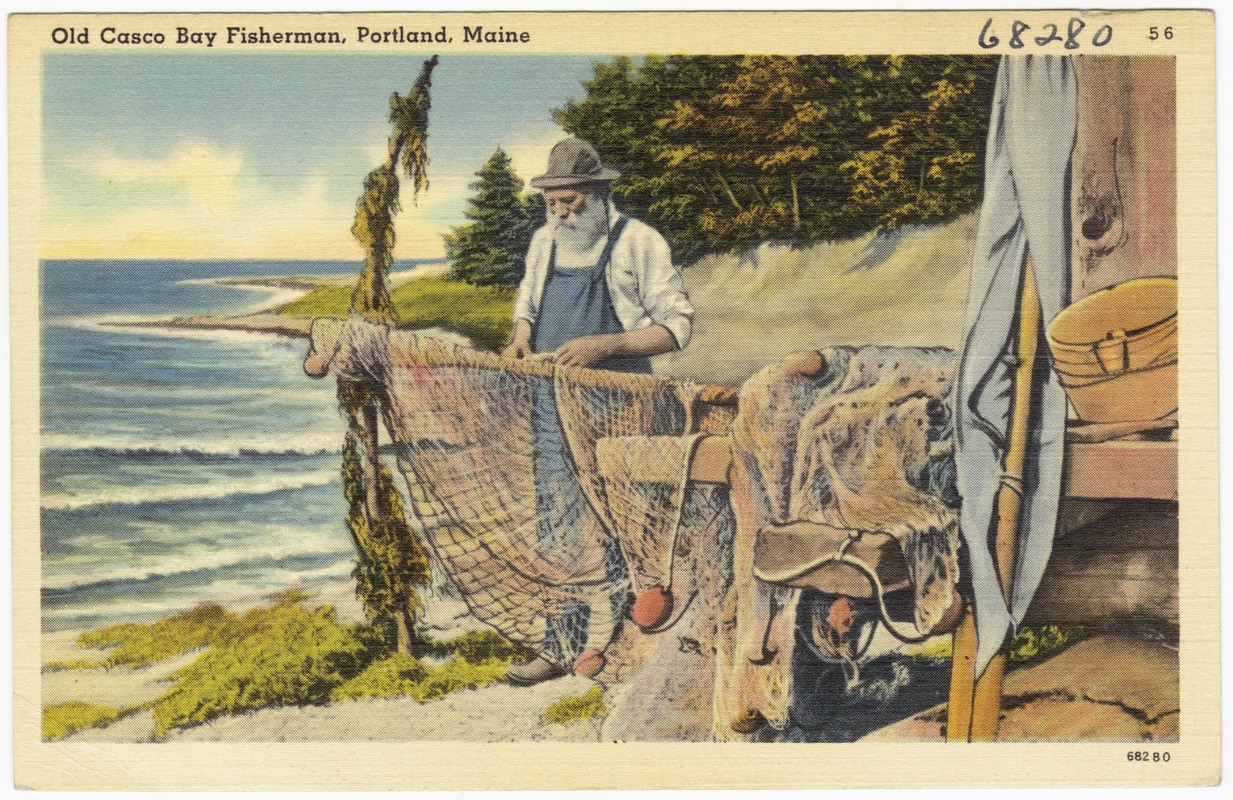 Old Casco Bay Fisherman, Portland, Maine
