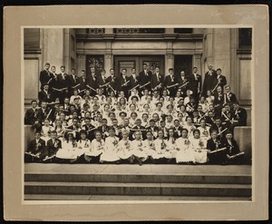 Graduating class 1911, Alexander B. Bruce School. M. Phillip Brown, principal