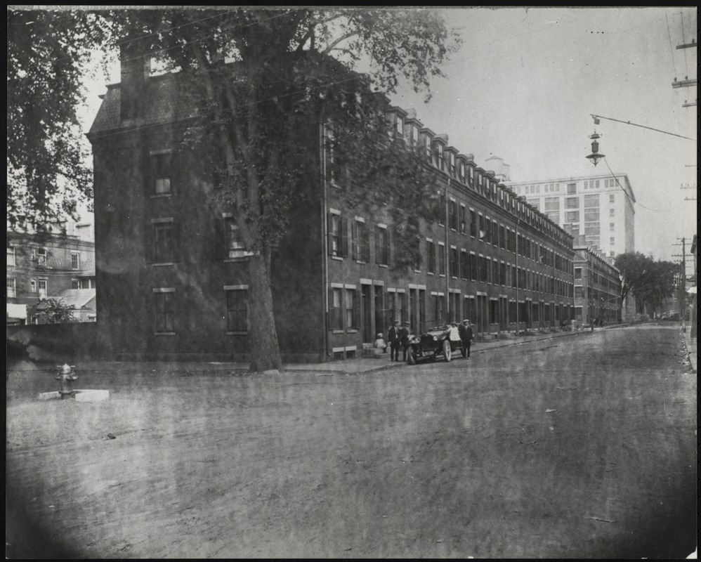 Corporation Houses, Methuen Street, looking east from Mill Street Digital Commonwealth