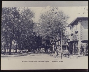 Haverhill Street from Jackson Street, Lawrence, Mass.