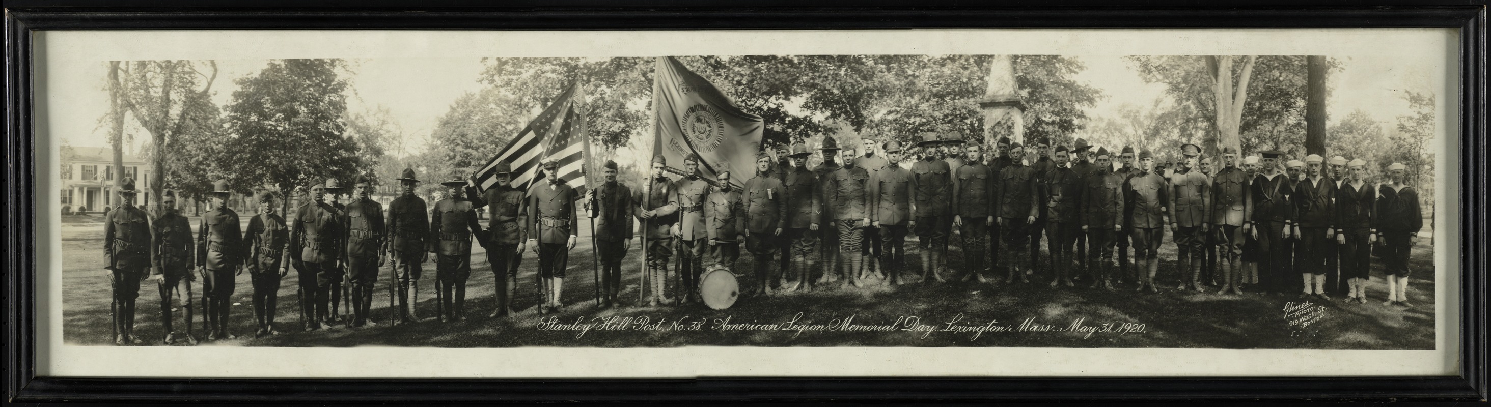 Stanley Hill Post, No. 38. American Legion Memorial Day. Lexington Mass. May 31,1920