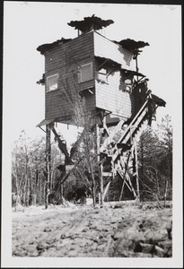 Plane-spotting tower, April 1944