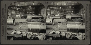 General view of erecting shop, Baldwin Locomotive Works, Philadelphia, PA