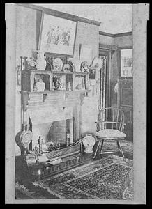 Interior - parlor of Stillman house, South St. (South Natick)