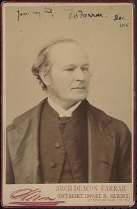 Archdeacon Frederic W. Farrar (1831-1903)