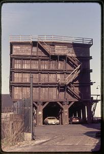 Coal dock building for Lincoln Power Station Commercial Street North End Boston