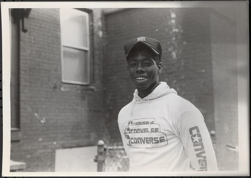 Young man smiling